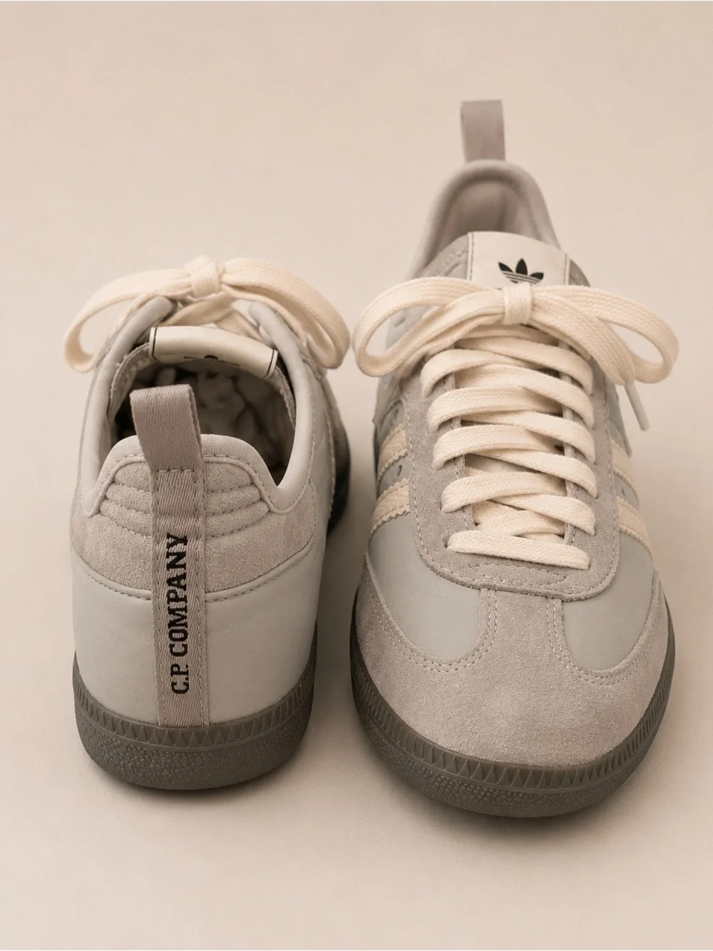 Adidas x C.P. Company Italia Spezial Sneakers Grey Taupe Cream M 6.5 / W 7.5 - Picture 5 of 10
